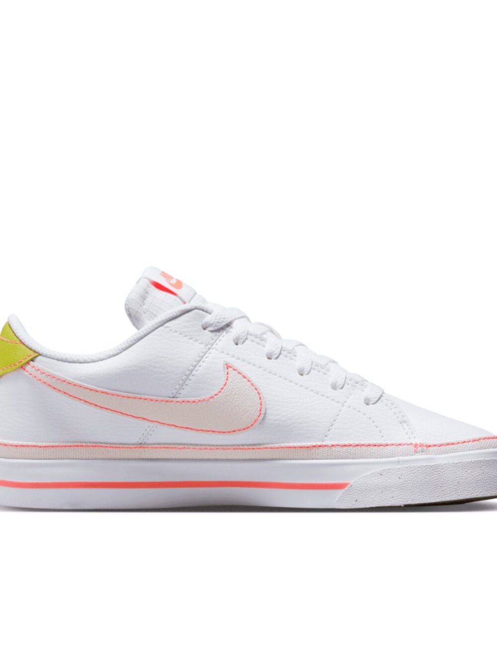 Nike Court Legacy Next Nature White Hot Punch Sneakers Size 11 EUC